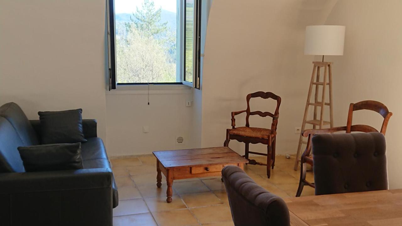 Gite En Cevennes Du Sud, Bergerie Restauree Au Rez De Jardin D'Une Bastide Avec Piscine, Vue Exceptionnelle, Authenticite Et Confort Saint-Laurent-le-Minier المظهر الخارجي الصورة